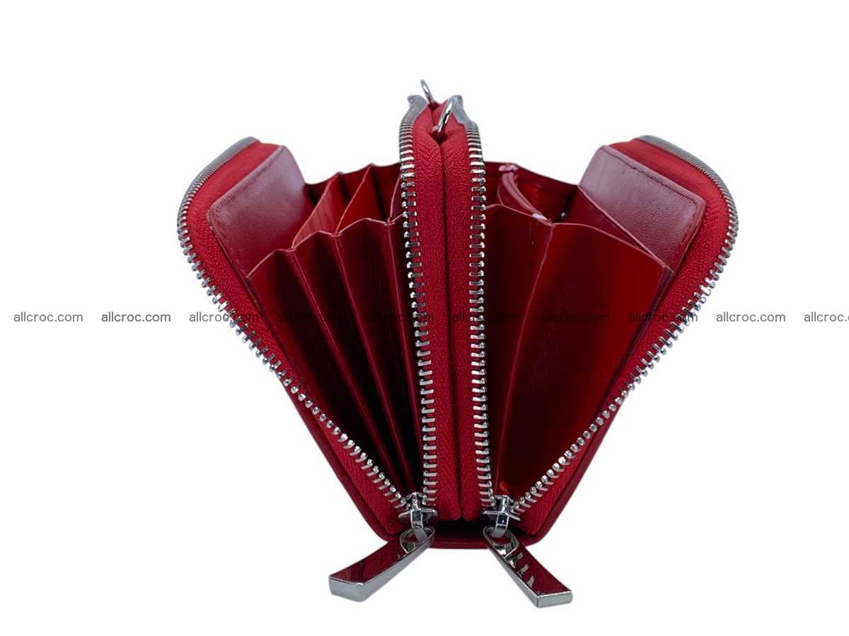 Stingray leather women’s clutch 2 zip 2436 Foto 7