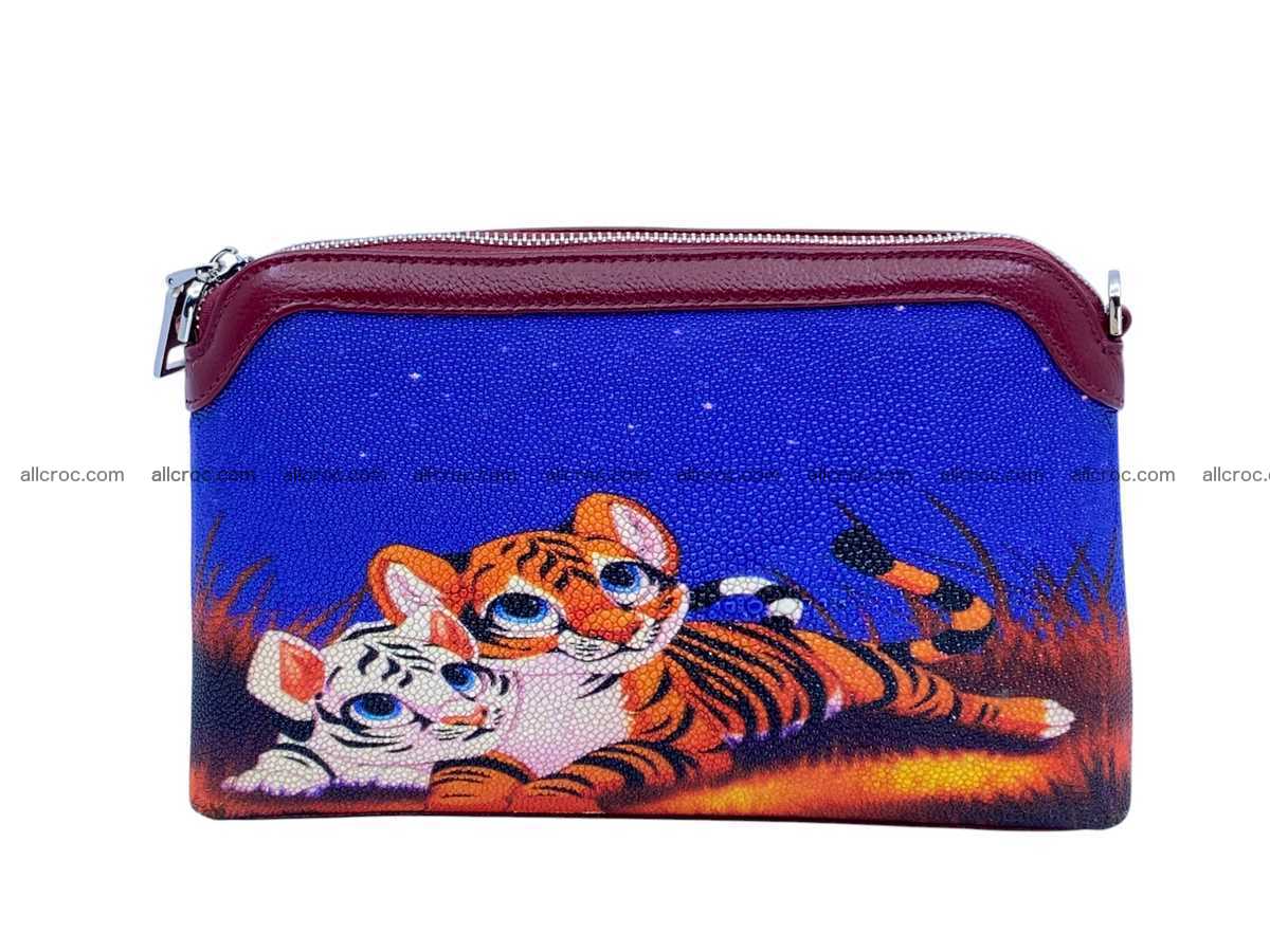 Stingray leather women’s clutch 2483 Foto 0