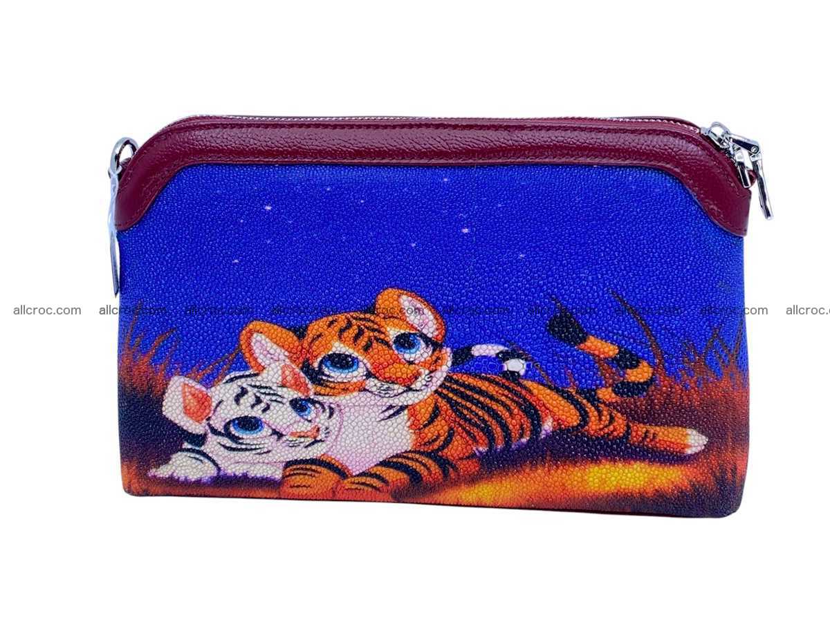 Stingray leather women’s clutch 2483 Foto 4