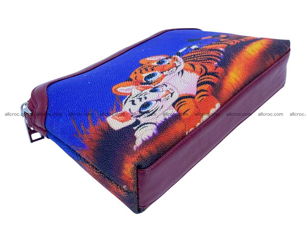 Stingray leather women’s clutch 2483 Foto 10