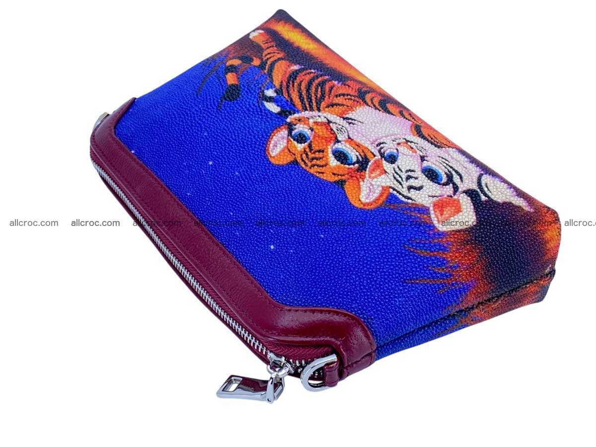 Stingray leather women’s clutch 2483 Foto 11