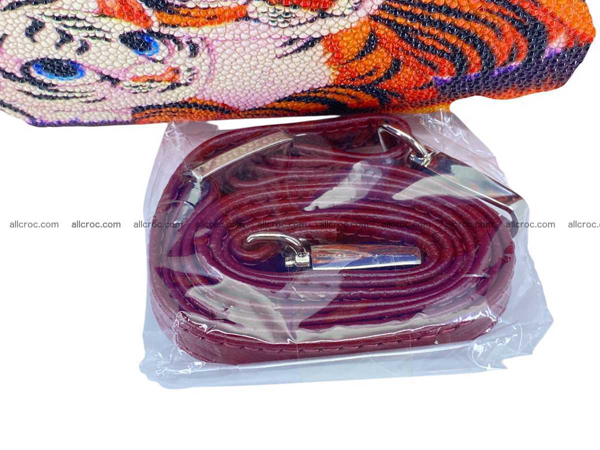 Stingray leather women’s clutch 2483 Foto 15