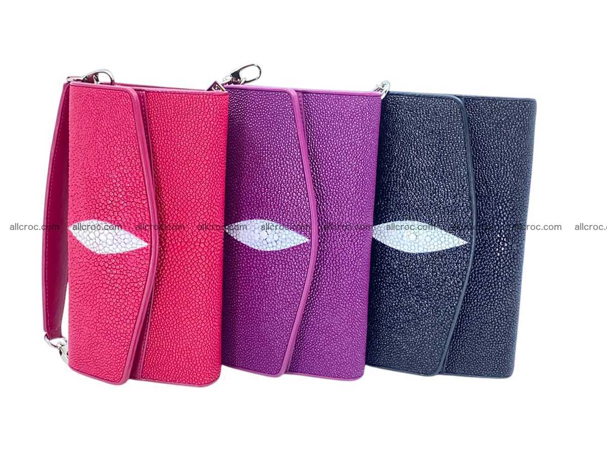 Stingray leather women’s clutch 2459 Foto 5