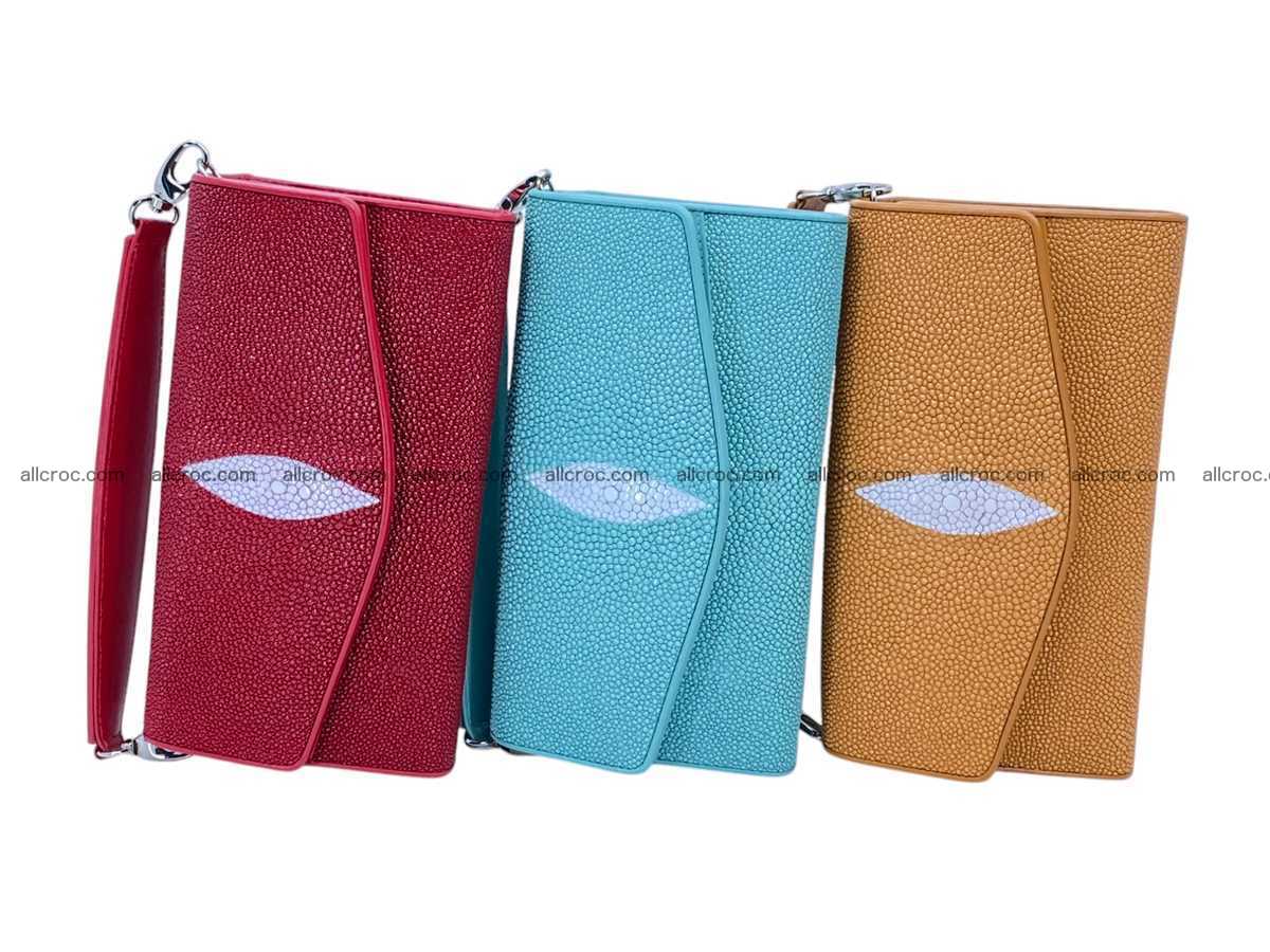 Stingray leather women’s clutch 2461 Foto 5