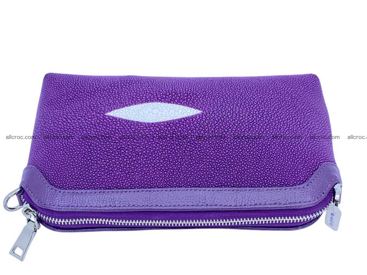 Stingray leather women’s clutch 2486 Foto 6