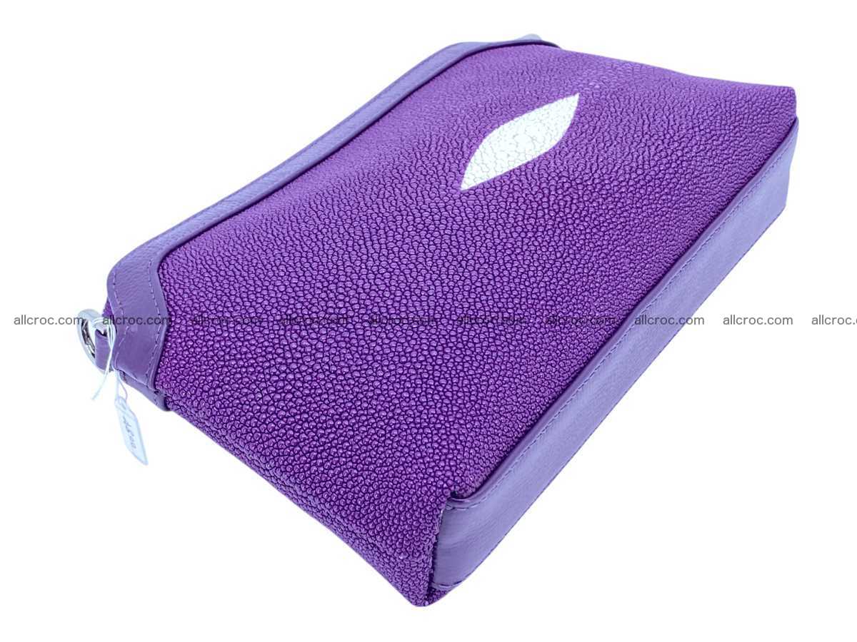 Stingray leather women’s clutch 2486 Foto 11