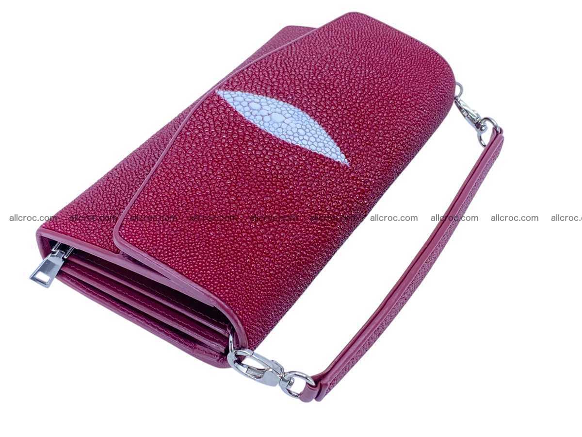 Stingray leather women’s clutch 2462 Foto 5