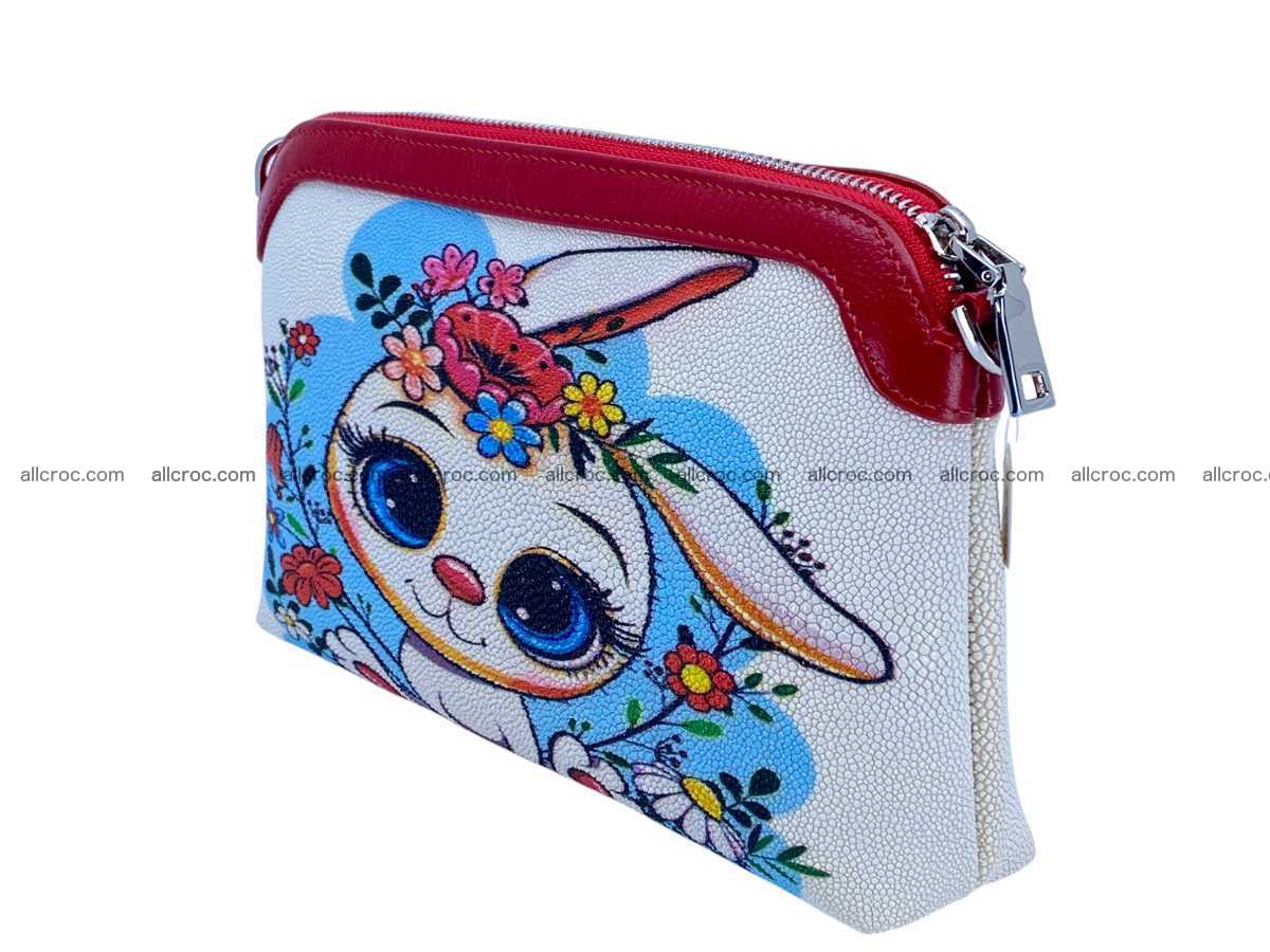 Stingray leather women’s clutch 2482 Foto 5