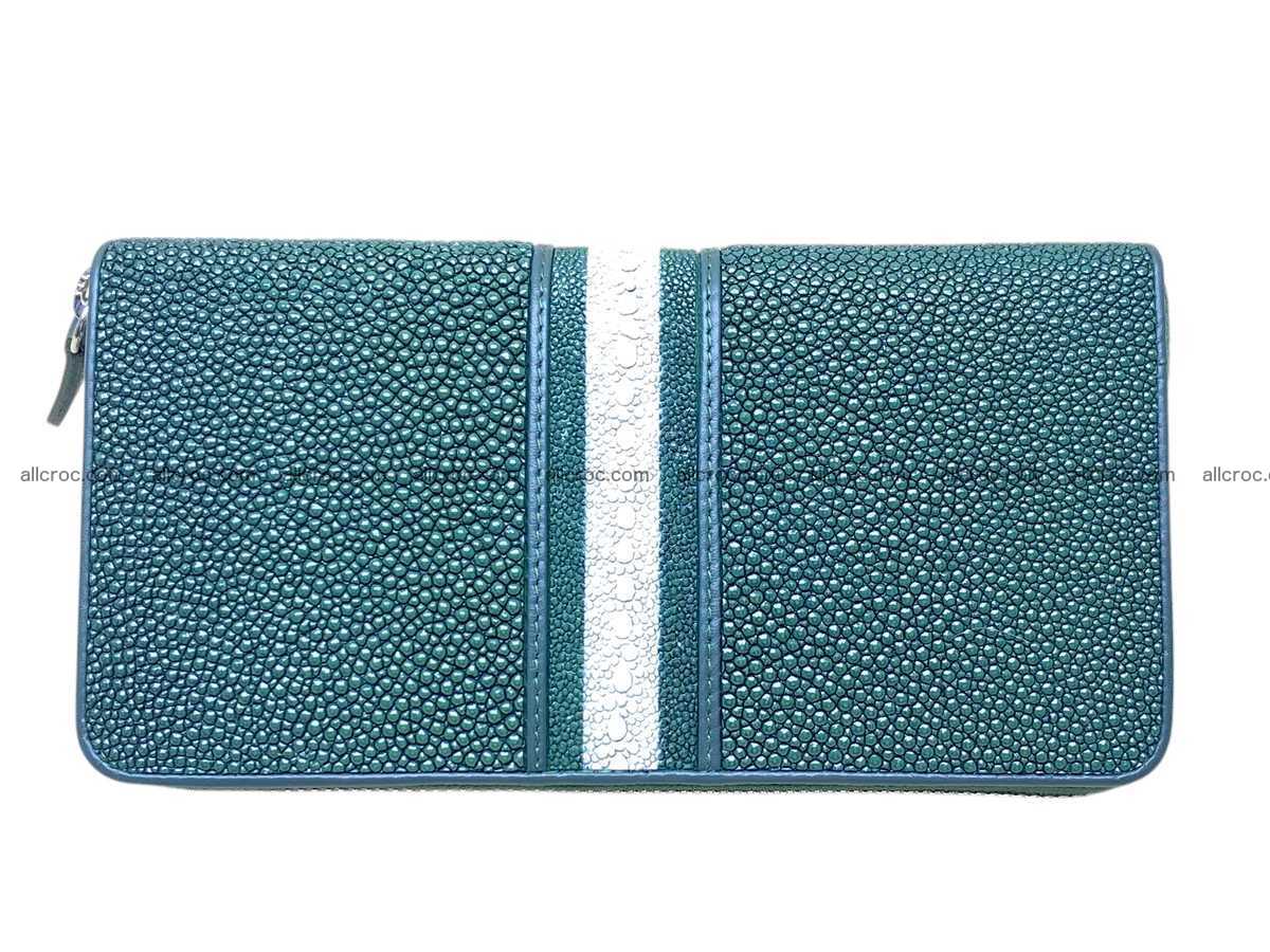 Stingray leather zip wallet 2815 Foto 0