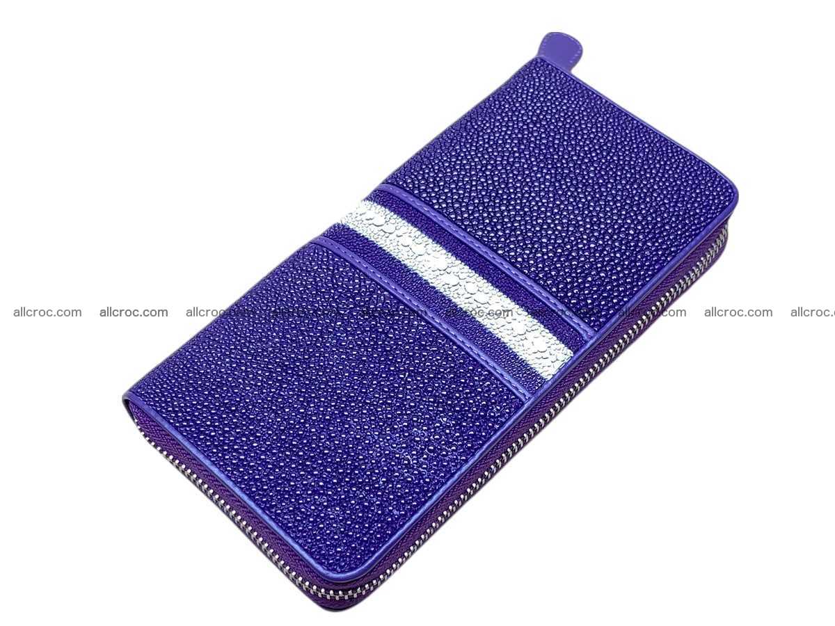 Stingray leather zip wallet  2813 Foto 2