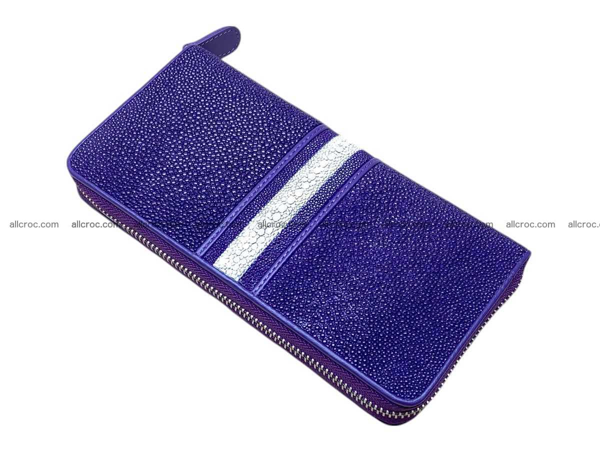 Stingray leather zip wallet  2813 Foto 4