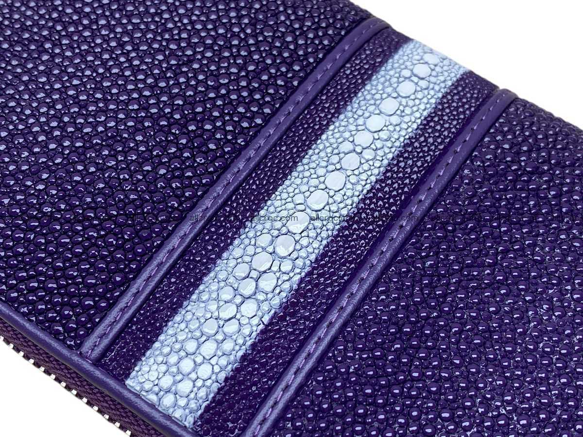 Stingray leather zip wallet  2813 Foto 3