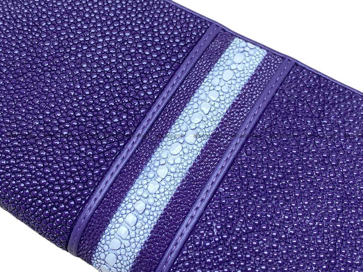 Stingray leather zip wallet  2813 Foto 5
