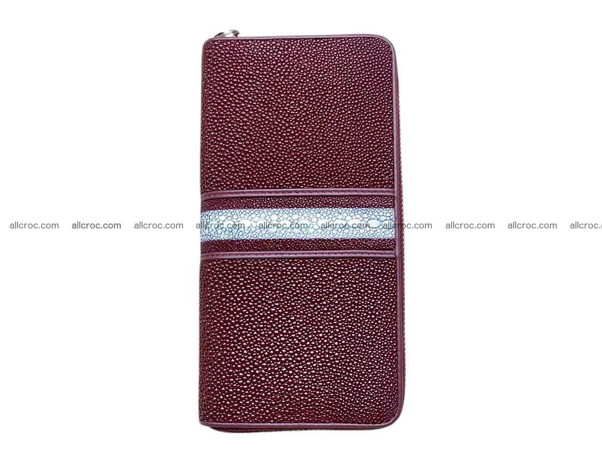 Stingray leather zip wallet 2812  Foto 2
