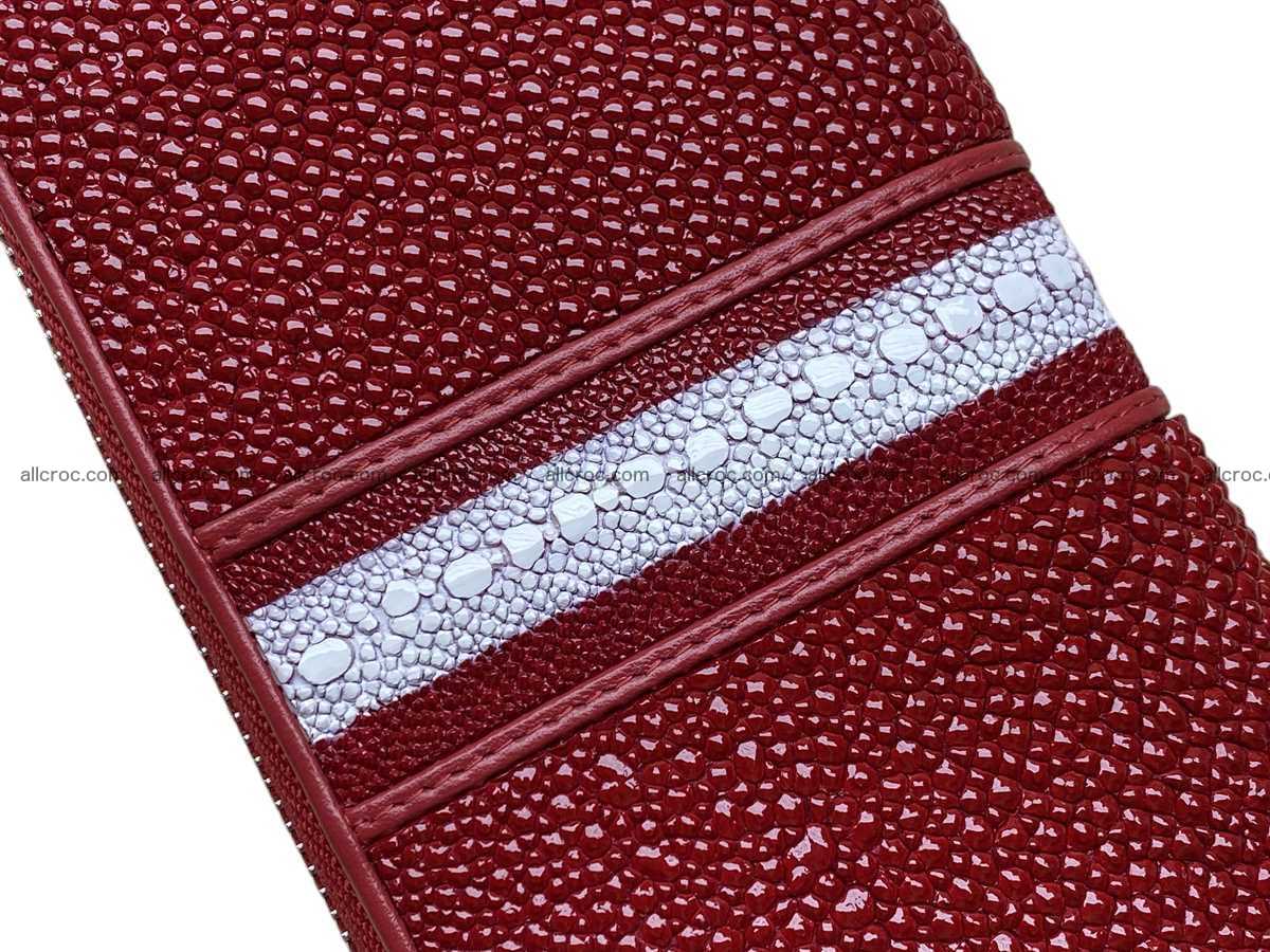 Stingray leather zip wallet 2811 Foto 3