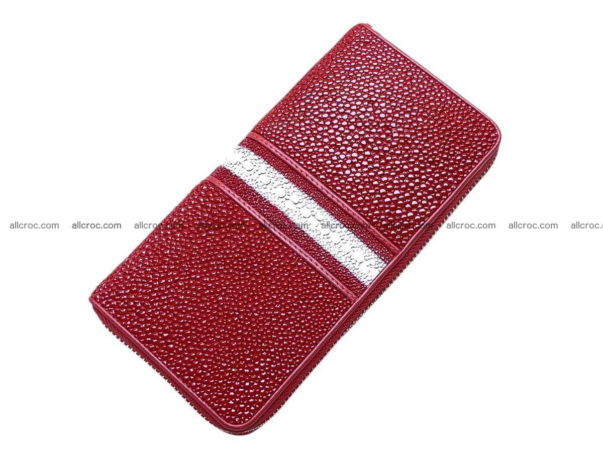 Stingray leather zip wallet 2811 Foto 4
