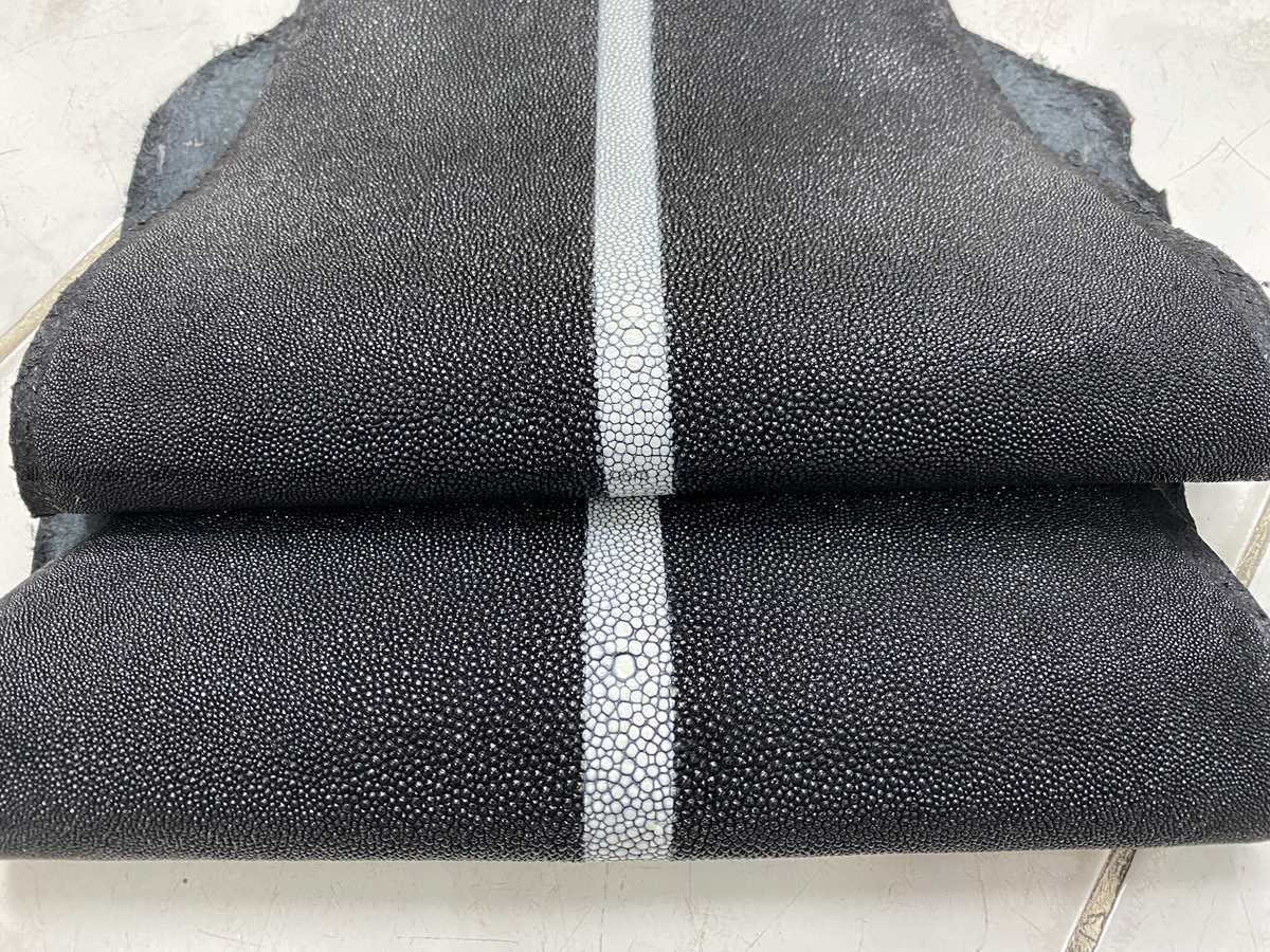 Stingray skin 9 inches round shape 2314 Foto 6