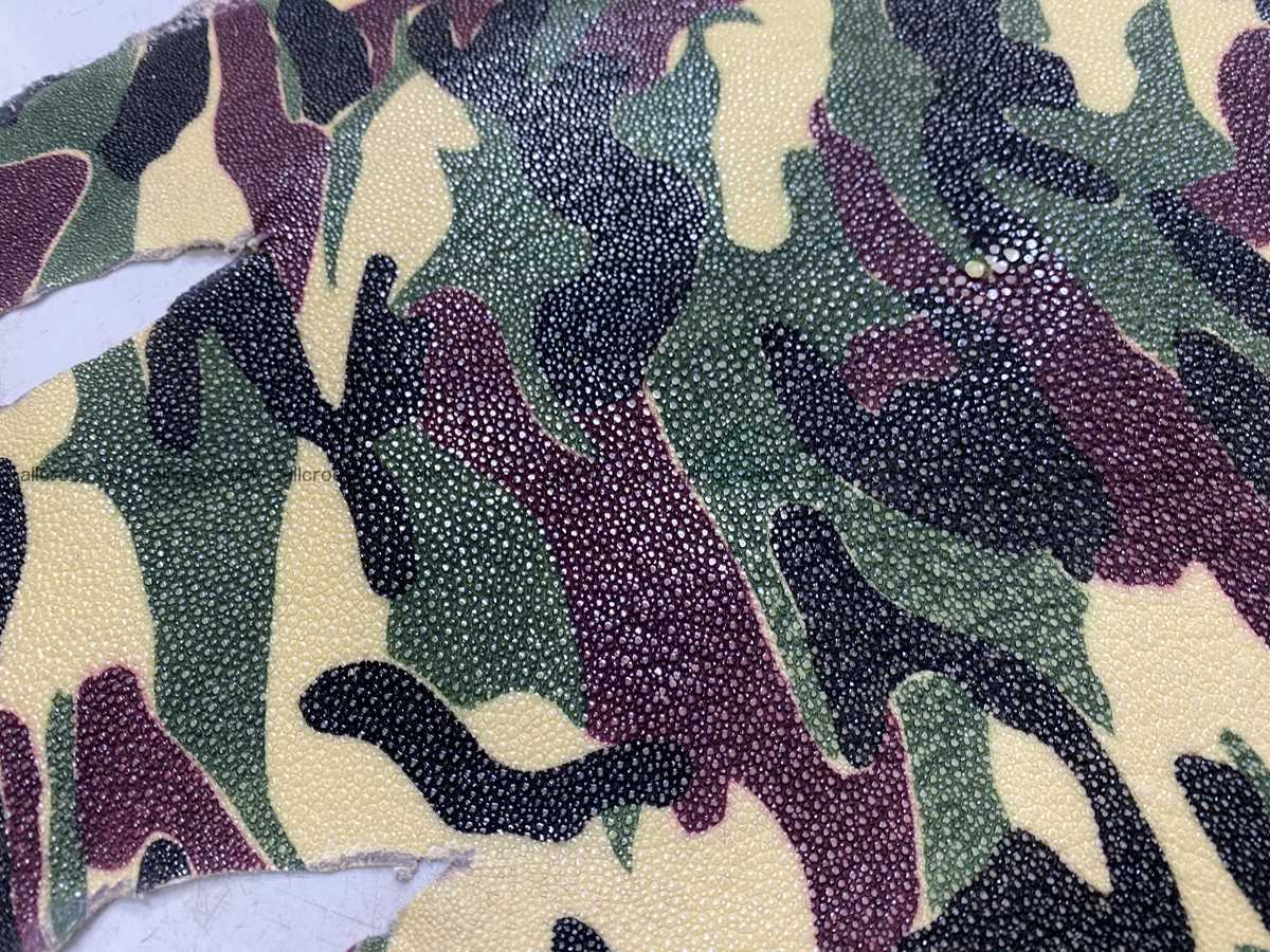 Stingray skin 7 inches round shape 2311 Foto 1