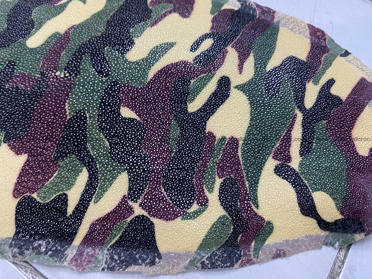 Stingray skin 7 inches round shape 2311 Foto 3