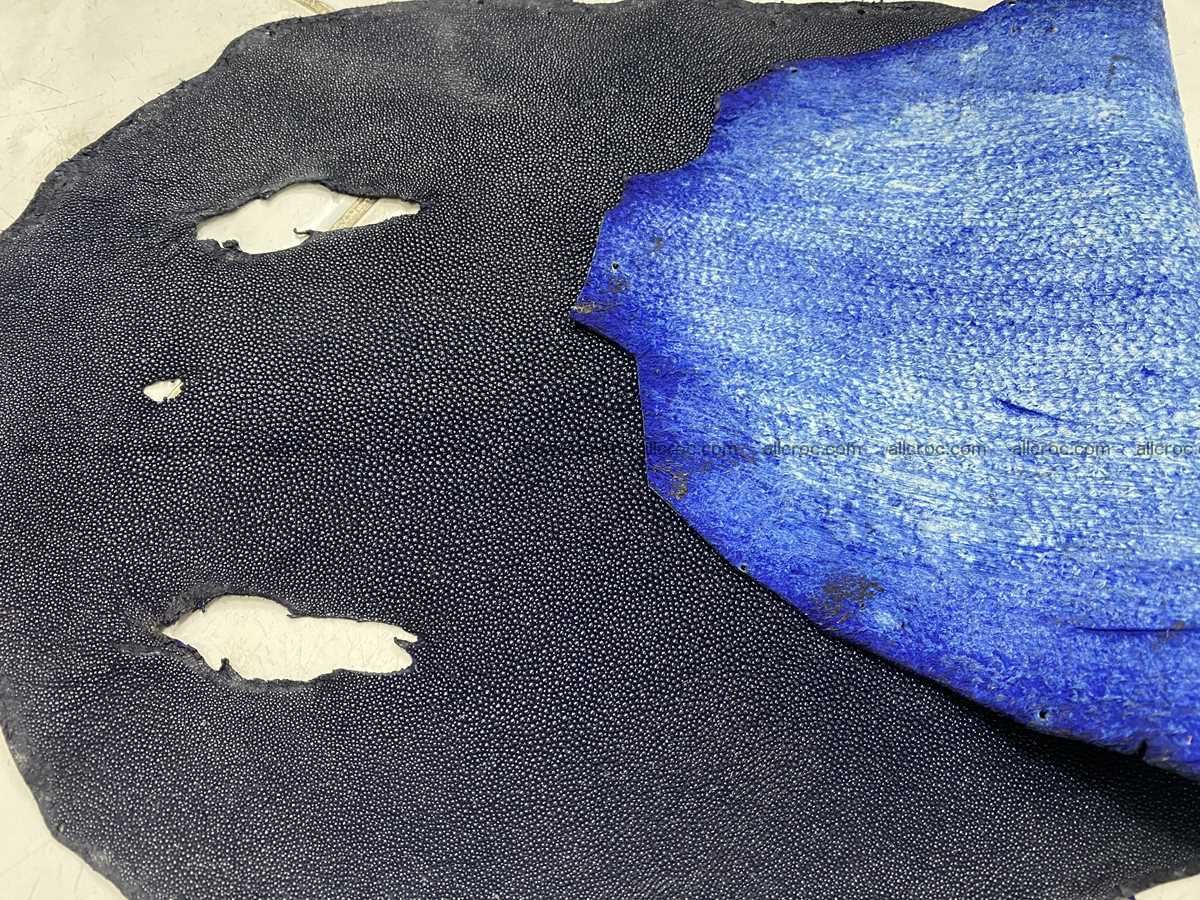 Stingray skin 9 inches round shape 2328 Foto 2