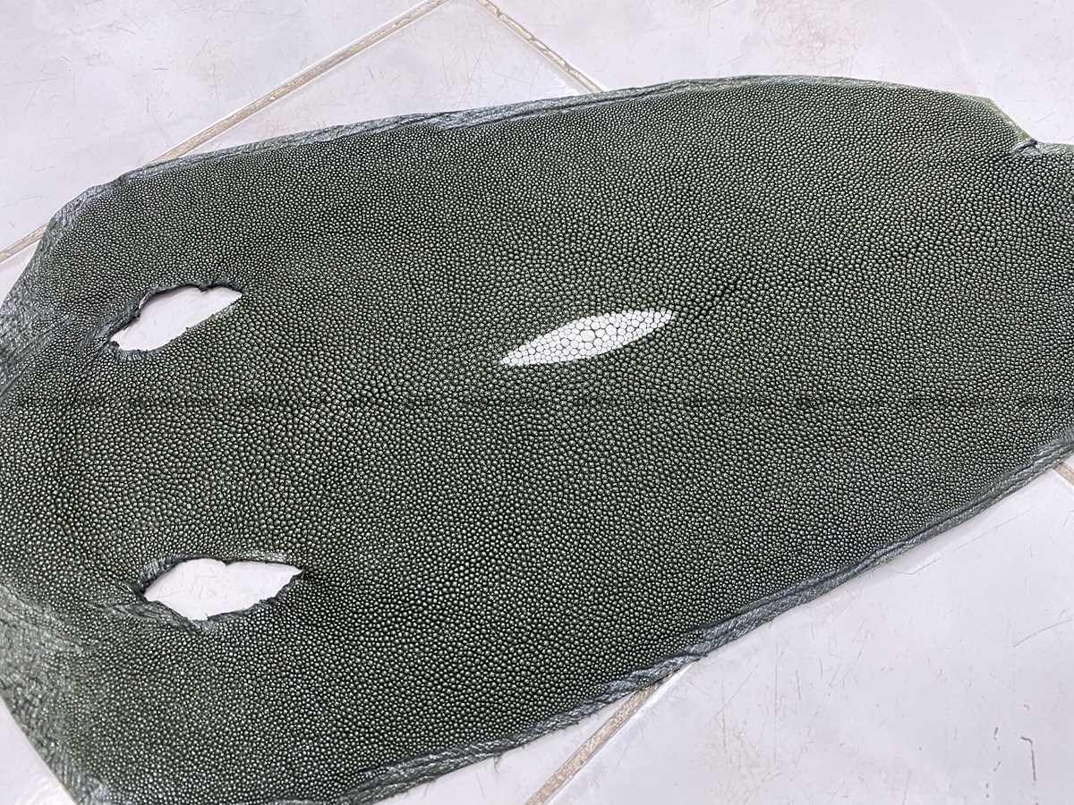 Stingray skin 10 inches round shape 2318 Foto 0