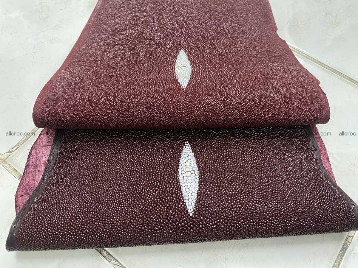 Stingray skin 9 inches round shape 2322 Foto 3