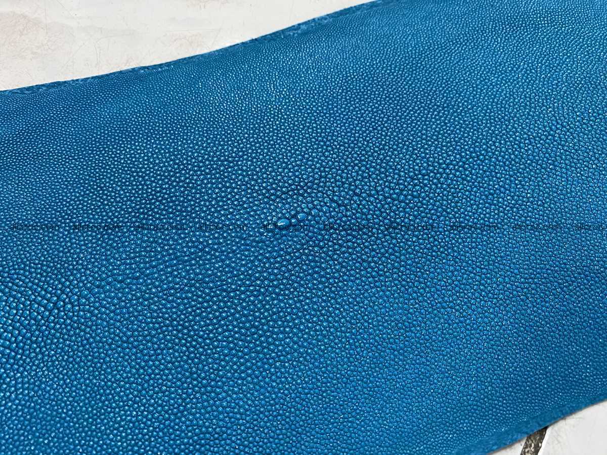 Stingray skin long shape 7 inches 2340 Foto 2