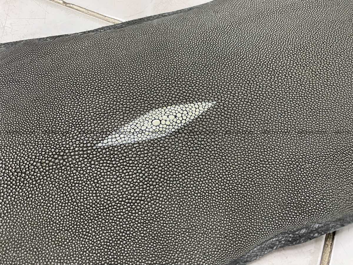 Stingray skin long shape 8 inches 2341 Foto 2