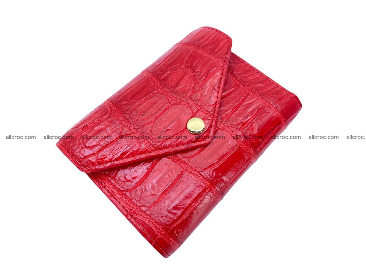 Crocodile skin vertical wallet 1664 Foto 0