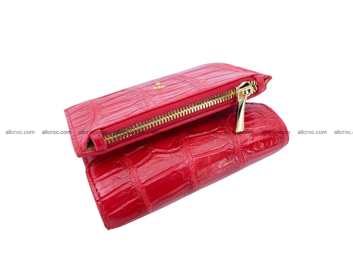 Crocodile skin vertical wallet 1664 Foto 6