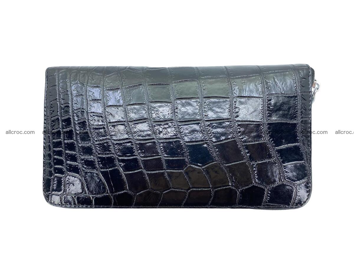 Handcrafted crocodile skin wallet-clutch 2051 Foto 2