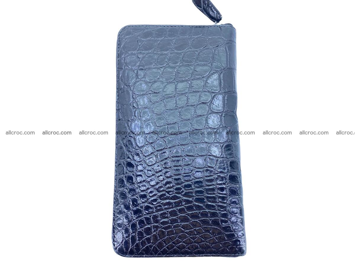 Handcrafted crocodile skin wallet-clutch 2051 Foto 4