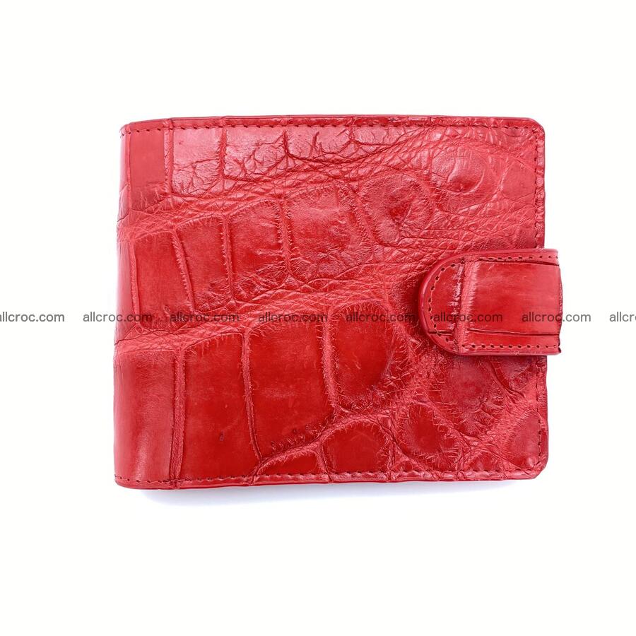 Handcrafted crocodile skin wallet 1183 Foto 2