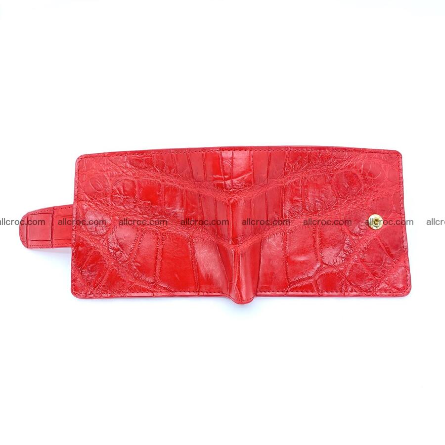 Handcrafted crocodile skin wallet 1183 Foto 3