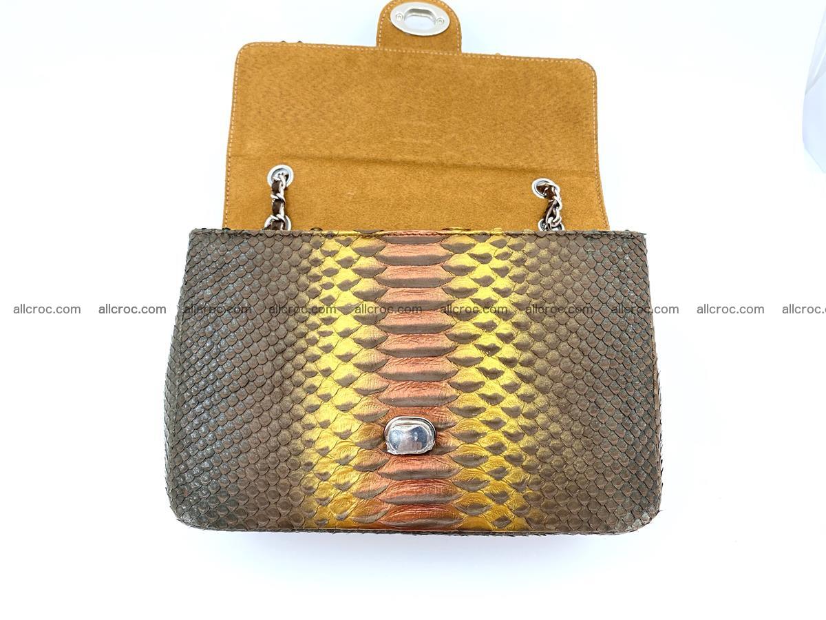 Python snakeskin shoulder bag 1078 Foto 12