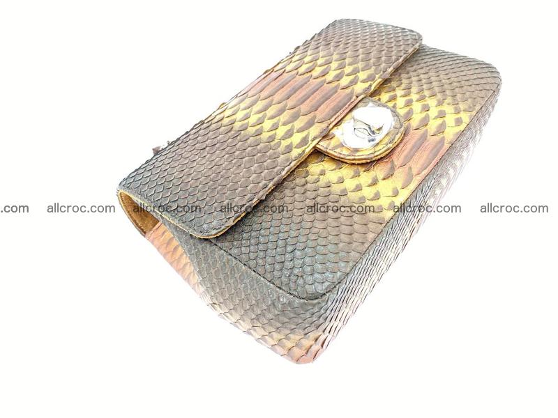 Python snakeskin shoulder bag 1078