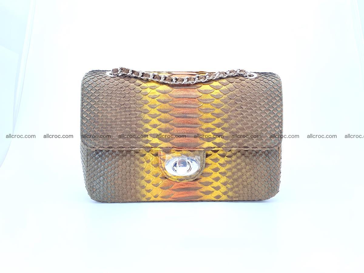 Python snakeskin shoulder bag 1078 Foto 0