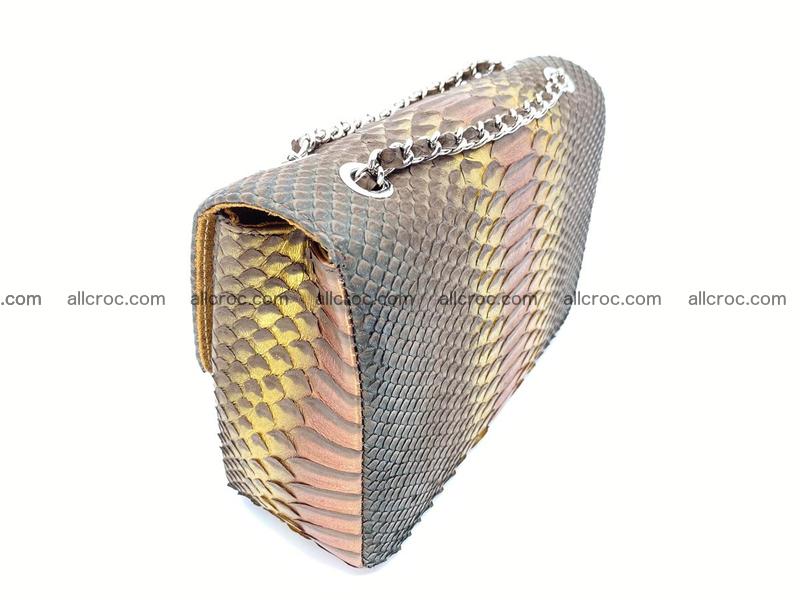 Python snakeskin shoulder bag 1078