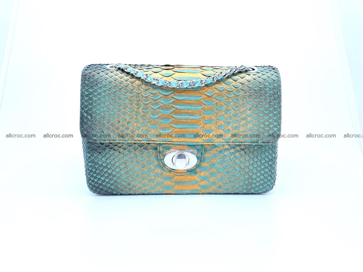 Python snakeskin shoulder bag 1072 Foto 0