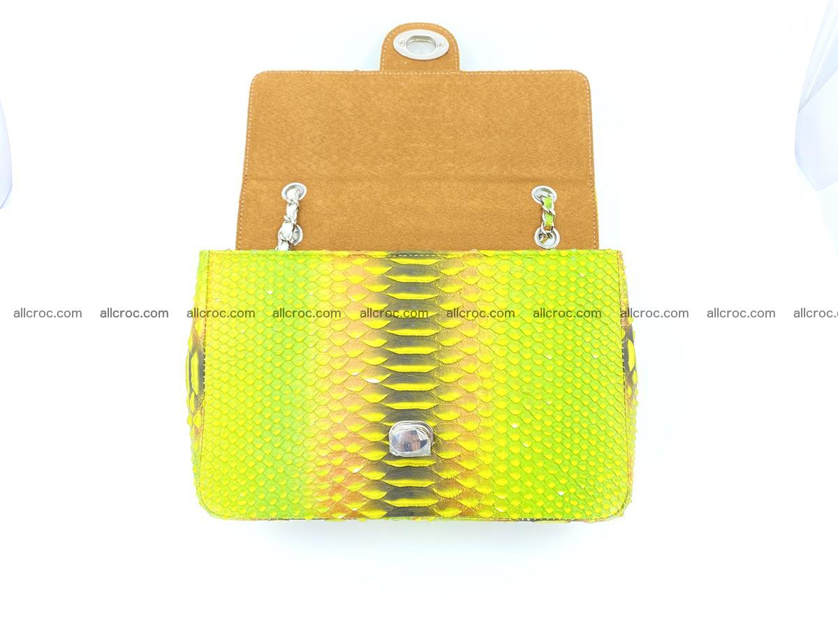 Python snakeskin shoulder bag 1071 Foto 12