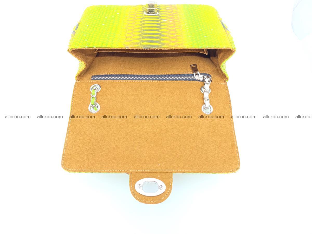 Python snakeskin shoulder bag 1071 Foto 14