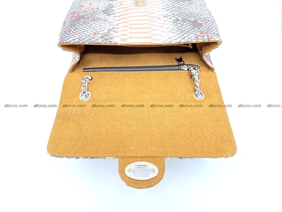 Python snakeskin shoulder bag 1070 Foto 13