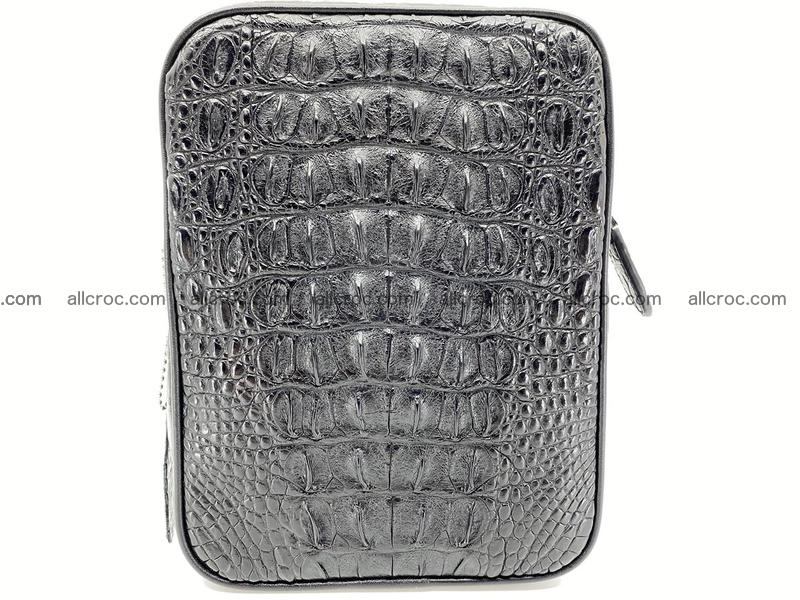 Siamese crocodile skin shoulder bag for men 898