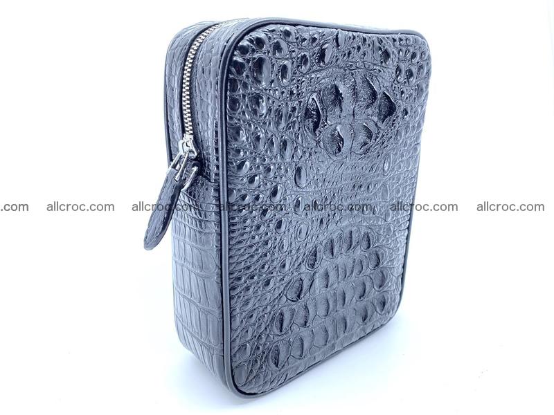 Siamese crocodile skin shoulder bag for men 898