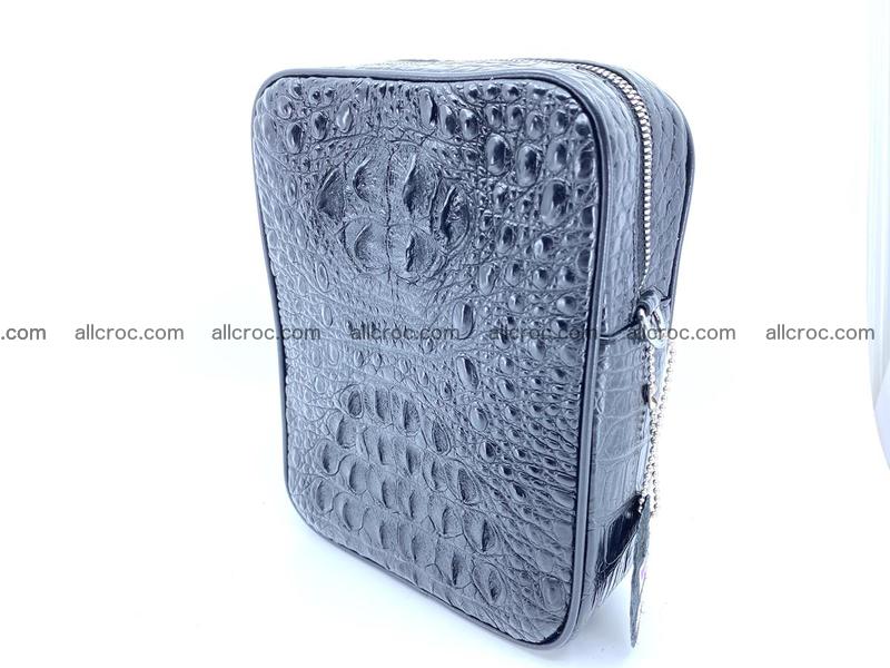 Siamese crocodile skin shoulder bag for men 898