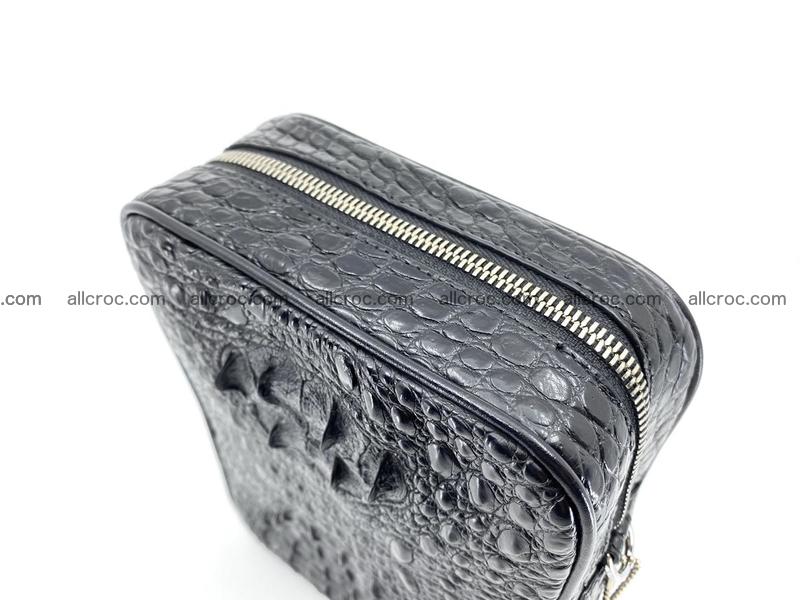 Siamese crocodile skin shoulder bag for men 898