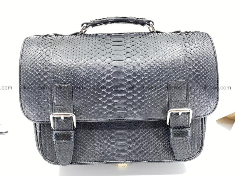 Snake python skin handbag for men 897