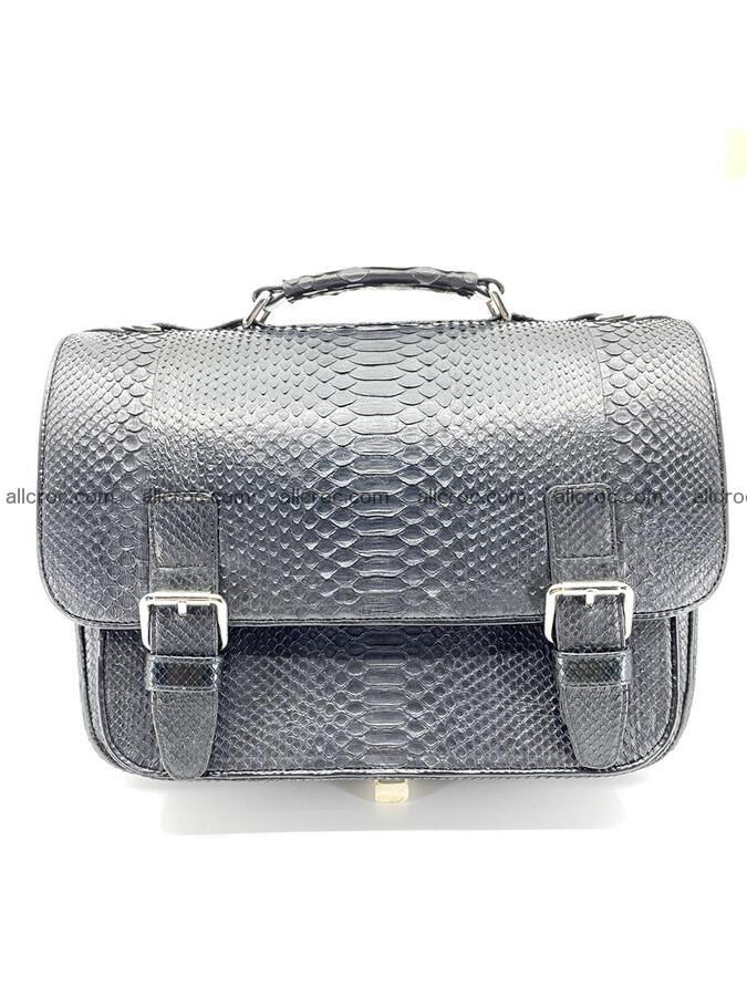 Snake python skin handbag for men 897 Foto 1
