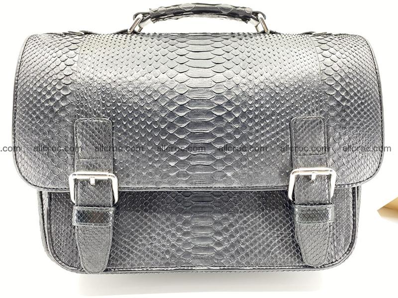 Snake python skin handbag for men 897