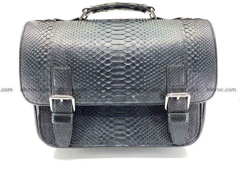 Snake python skin handbag for men 897